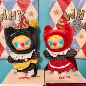 POP MART Why So Serious Plush Pendant Blind Box-String Puppet & Crimson Dancer